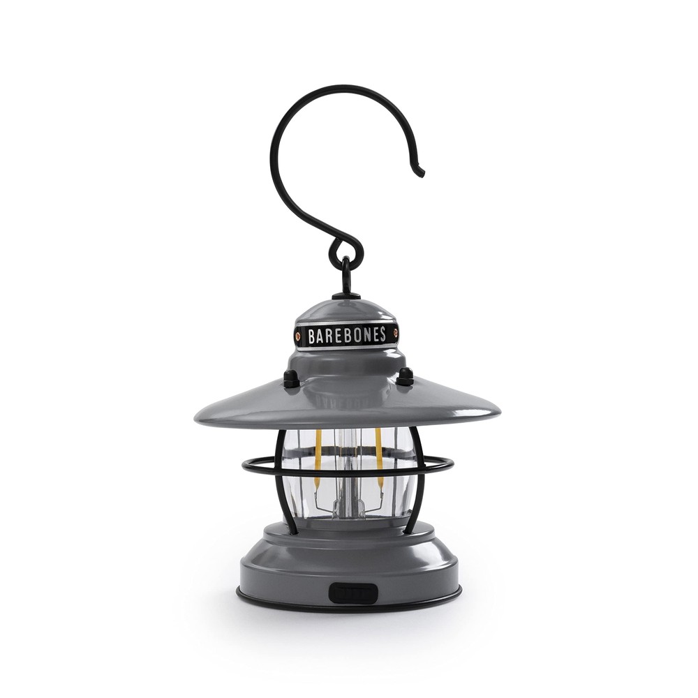 Barebones Edison Mini Lantern - Vintage Adjustable Camping Lantern, USB LED