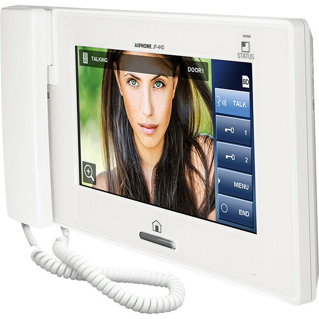 Aiphone JP-4HD - 7" Video Sub Master Station with Touchscreen LCD