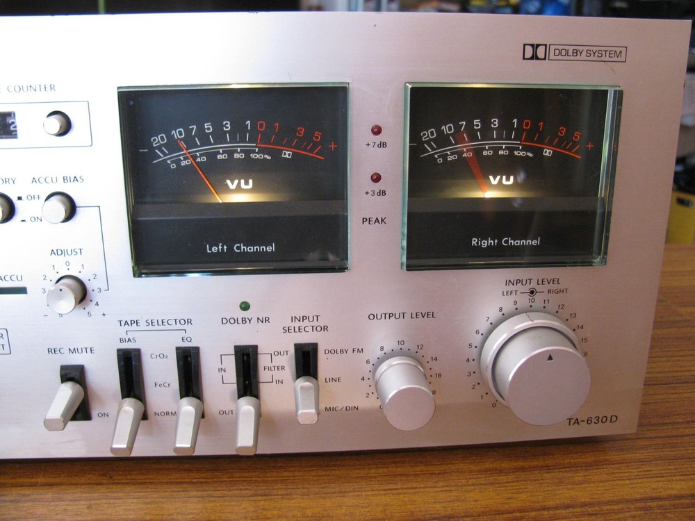 Onkyo TA-630D 2 Head Cassette Deck Recorder New Belts Tested Full Function Works