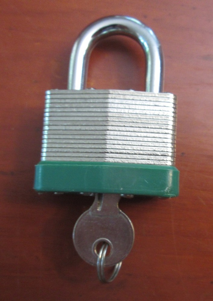 "Extra Space Storage" Hardened Lock 45mm with Single Key