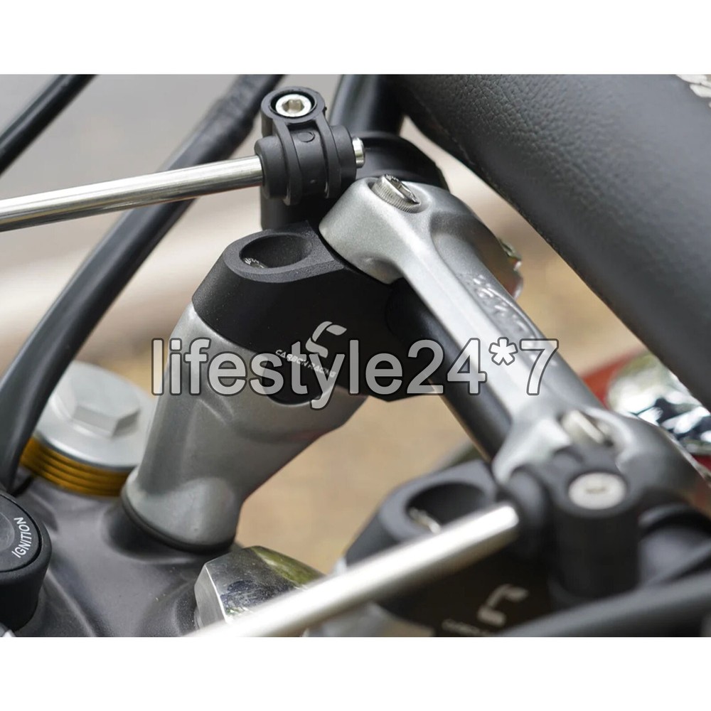 For Triumph "Premium Offset 30mm Handlebar Risers Pair" Scrambler 400X
