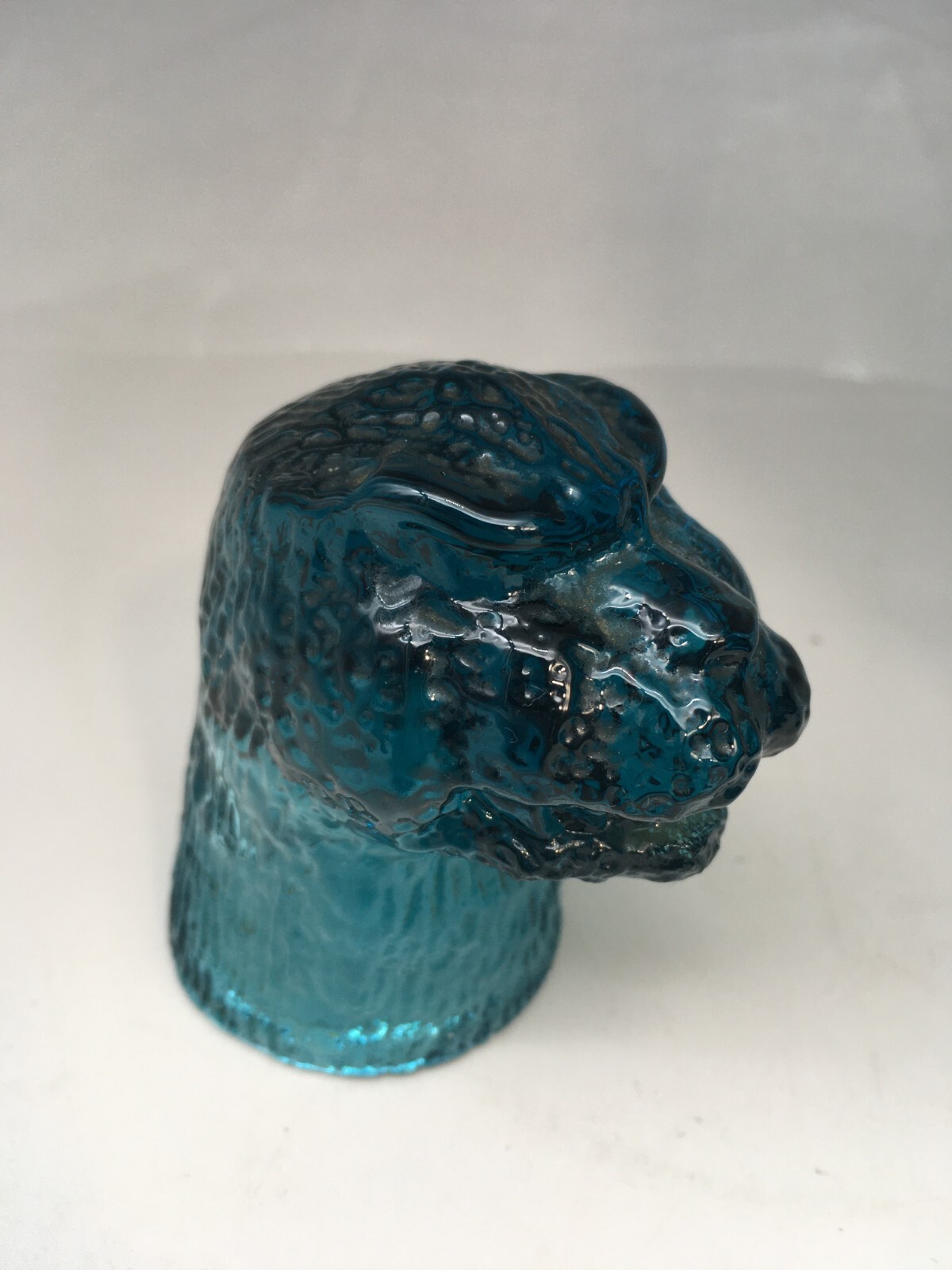 Godzilla Limited Decanter Vintage Blue Glass Bottle TOHO UNICON JAPAN 1980s