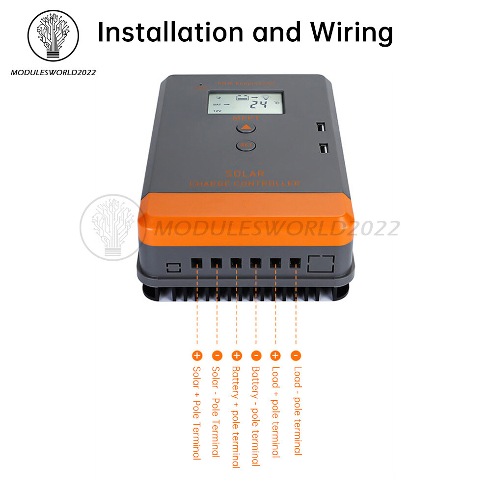 MPPT 30A 20A Solar Charger Controller 12V 24V Solar Panel Regulator LCD Dual USB