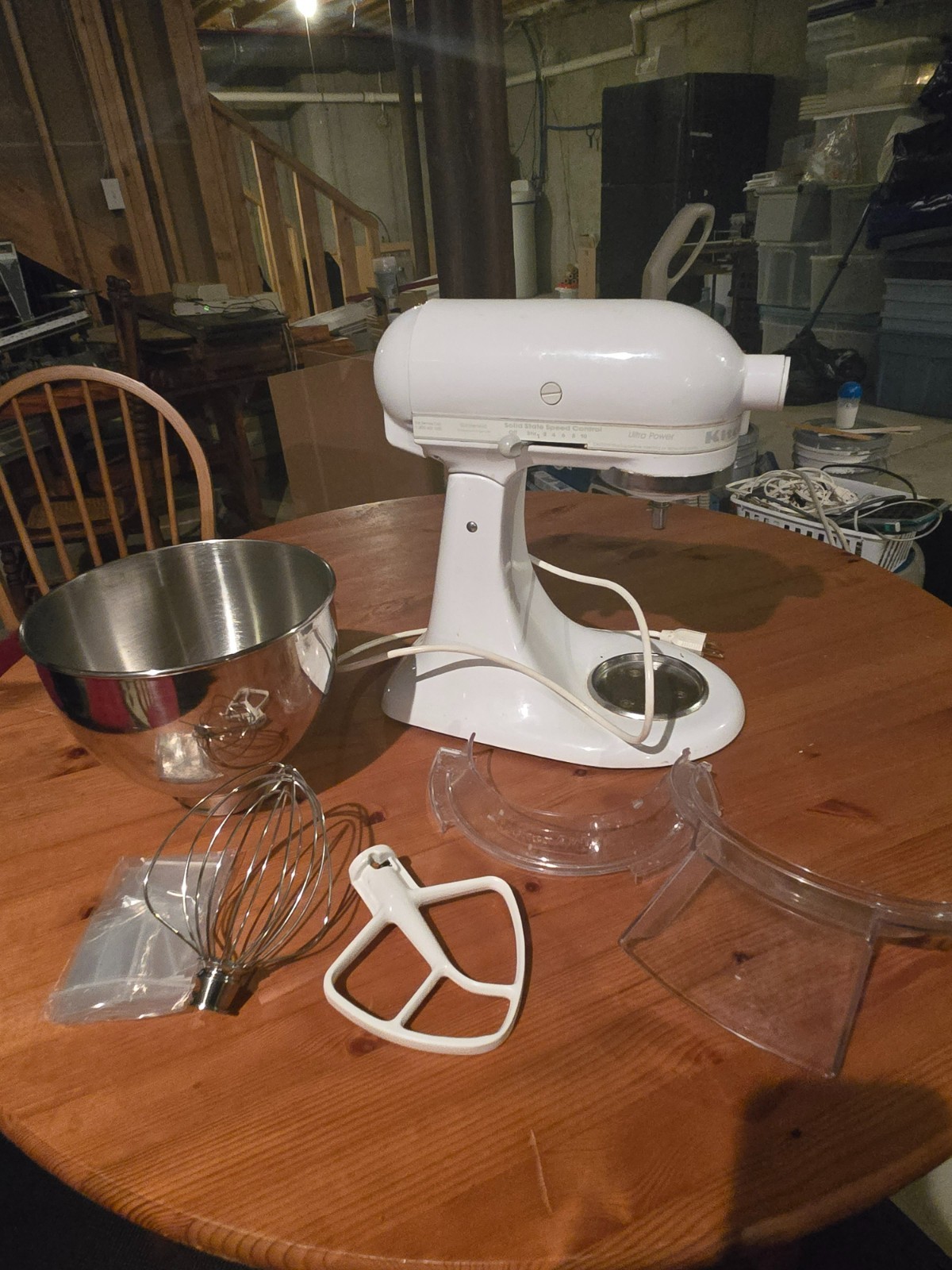 Kitchenaid Ultra Power KSM90 Stand Mixer with 2 bowls, 2 whisks, paddle & shield