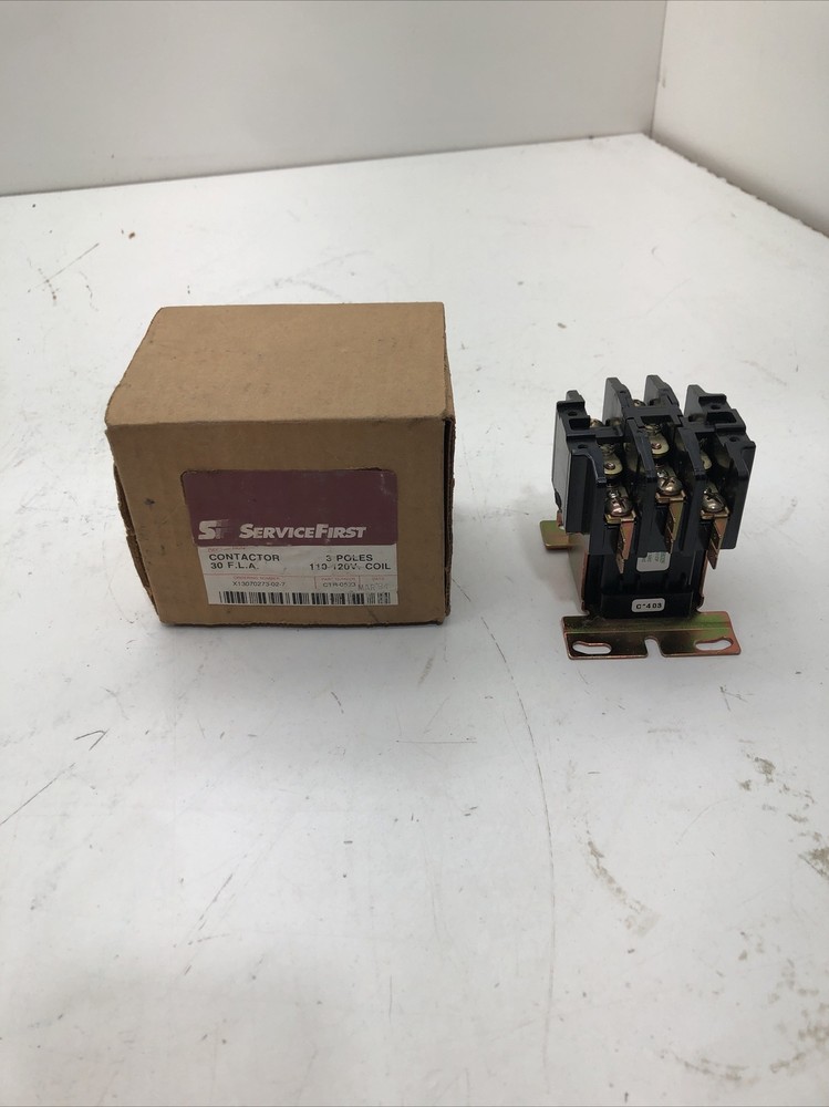 SERVICEFIRST CTR-0523 CONTACTOR 3 POLES 110-120V COIL