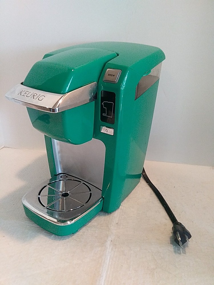 Keurig K10 Mini Plus GREEN Single Serving Coffee Maker TESTED WORKS CLEAN