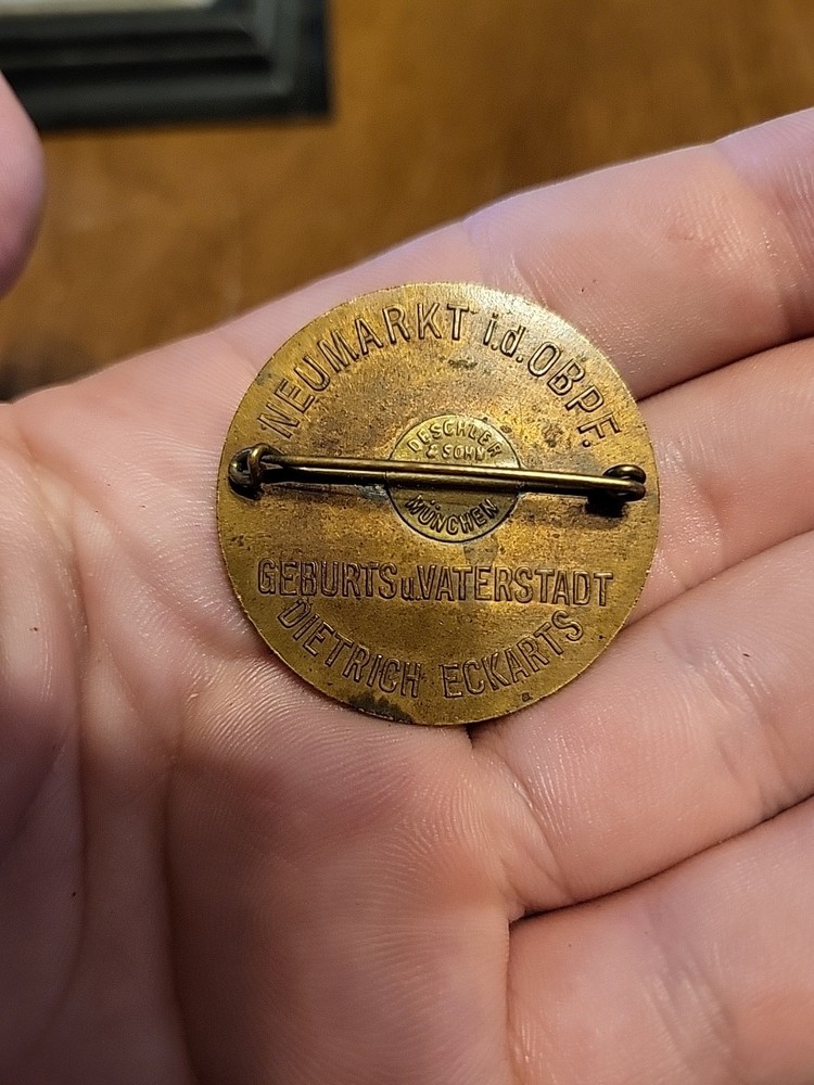 Rare Mentor Badge Eckhart Ww2 German