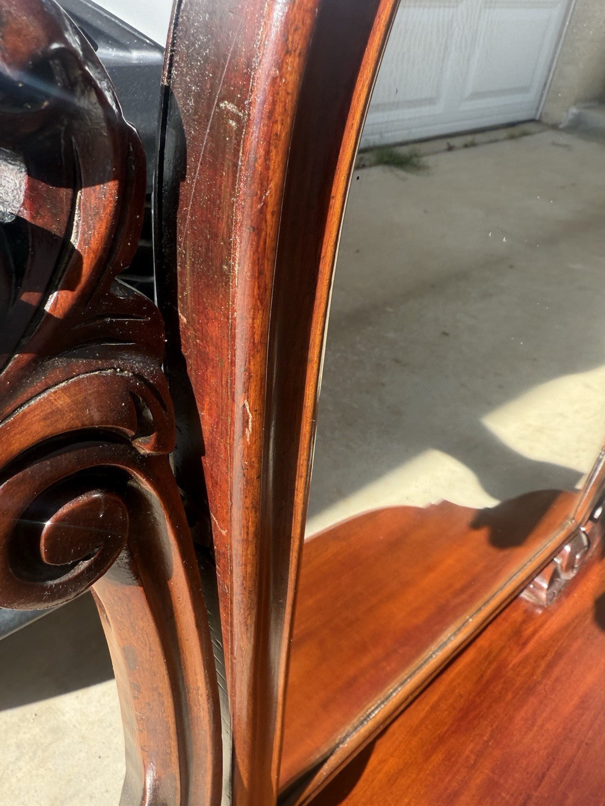 VICTORIAN TABLE TOP DRESSING MIRROR