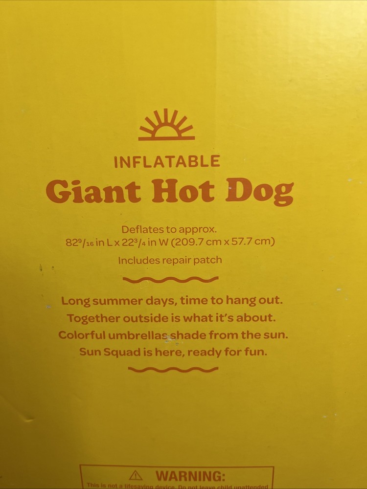Hot Dog Float - Sun Squad