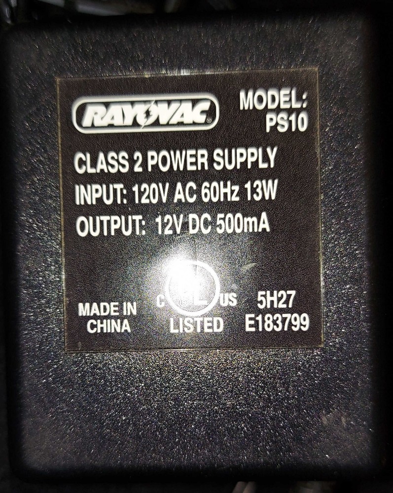 Rayovac PS10 Black AA / AAA Compact Battery Charger
