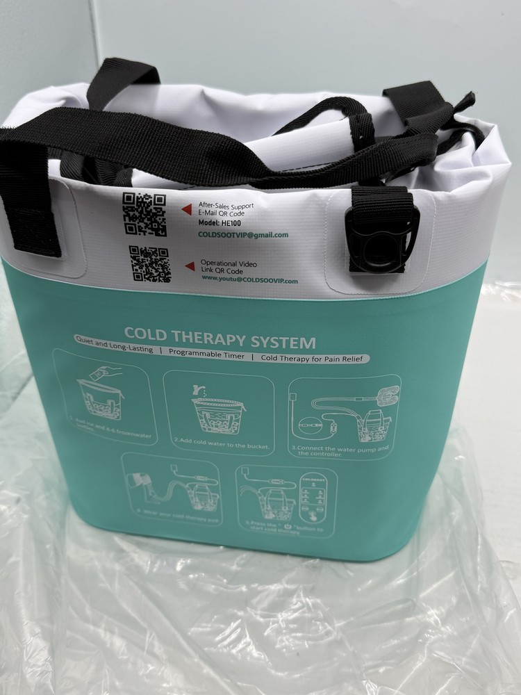COLDSOOT Cold Therapy Machine w/Timer, Compact and Portable Ice Machine for