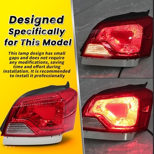 Outer Tail Light Assembly Compatible with Impala 2014-2020 Rear Brake Right