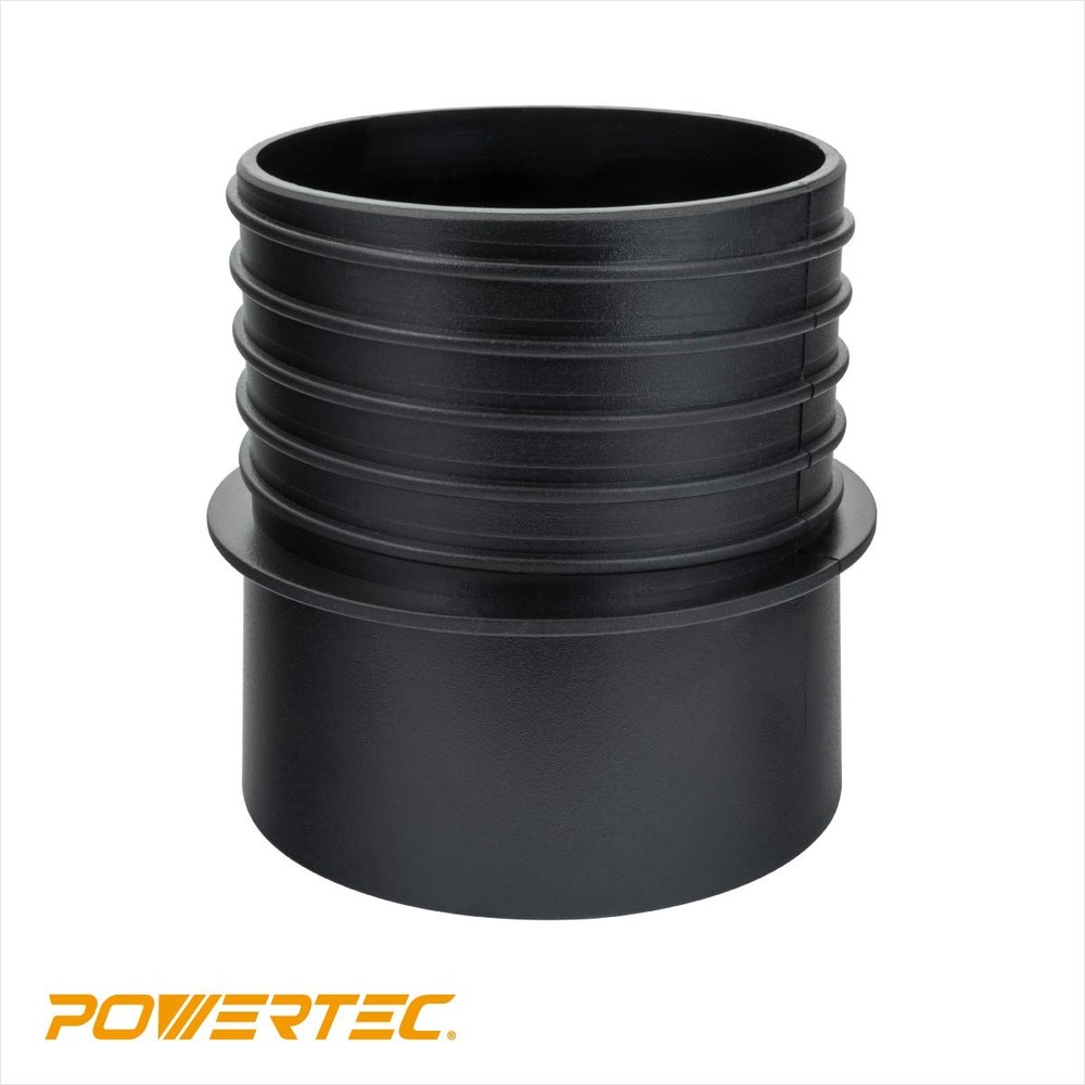 POWERTEC 70284 4" Quick Connect Coupler with Left-Hand Threaded End to 4" I.D...