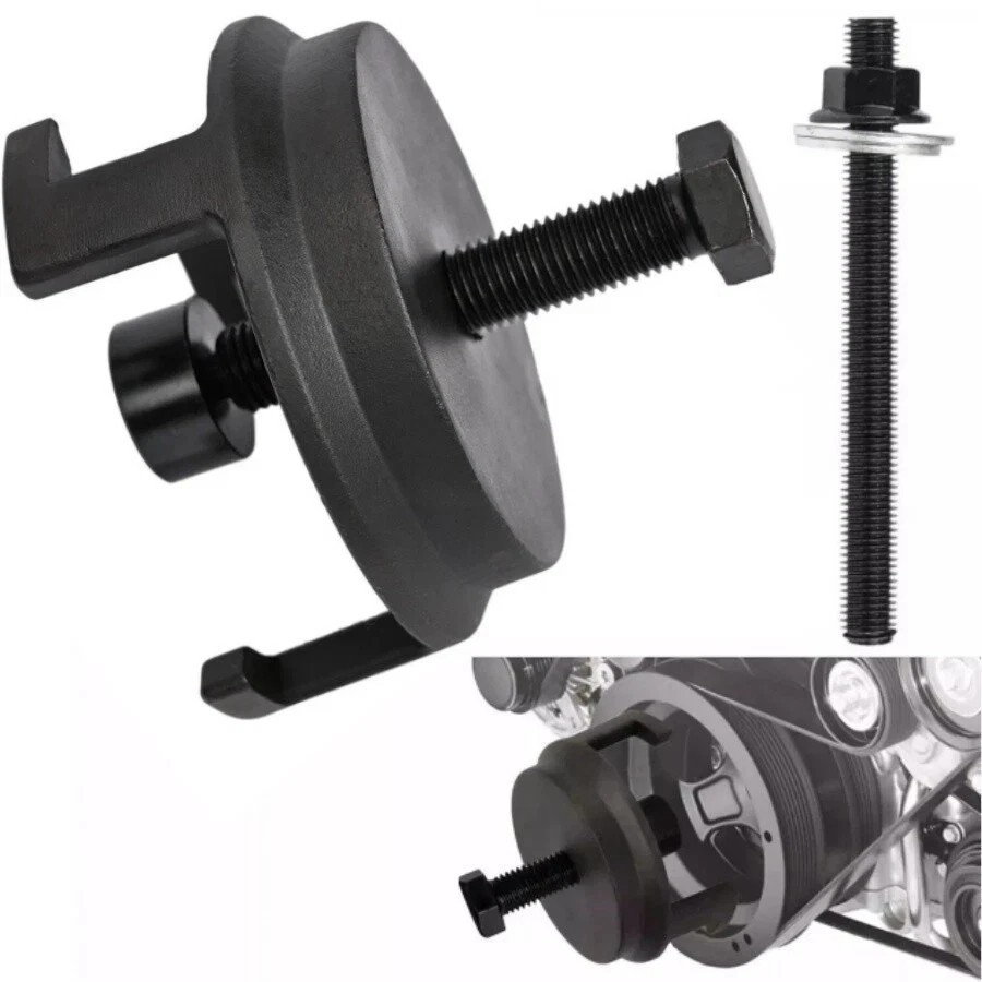 Harmonic Balancer Crank Pulley Puller Installation Tool Set For GM LS LT Engine