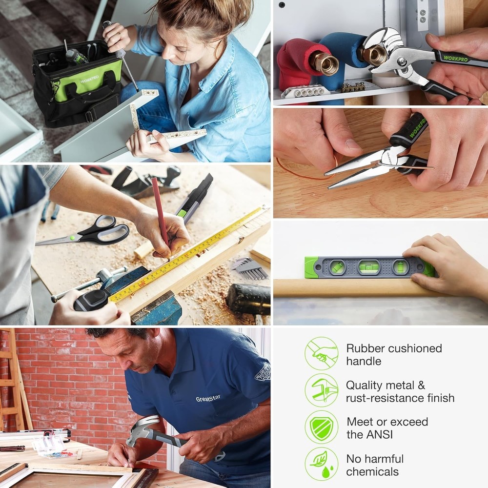 157PCS Power Drill Sets with 20V Cordless Lithium-Ion Drill Driver