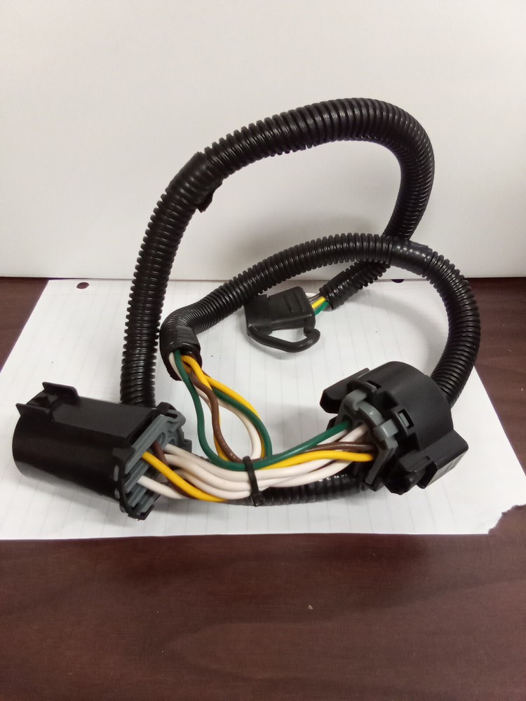 Trailer Plug Harness 4 Flat To 7 Round  No Box ,New