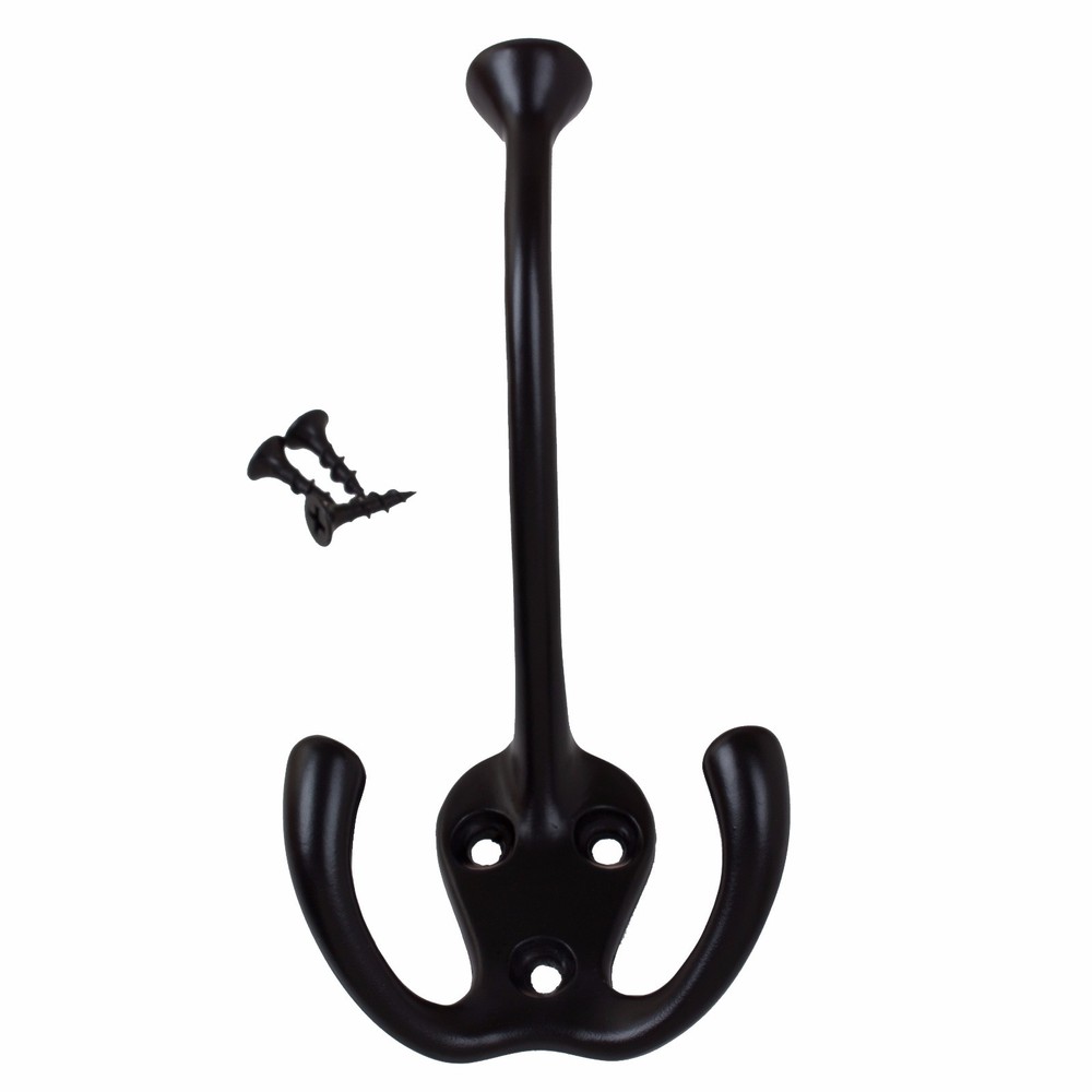 GlideRite Large Robe Wall Hook Matte Black - 7011-MB-1