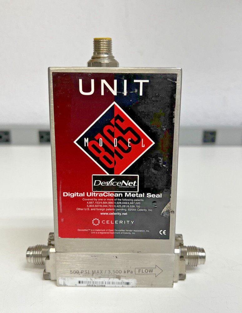 Celerity Unit UFC-8165 Mass Flow Controller 1/4" Valve (NF3/3L) MFC 800-802-1003