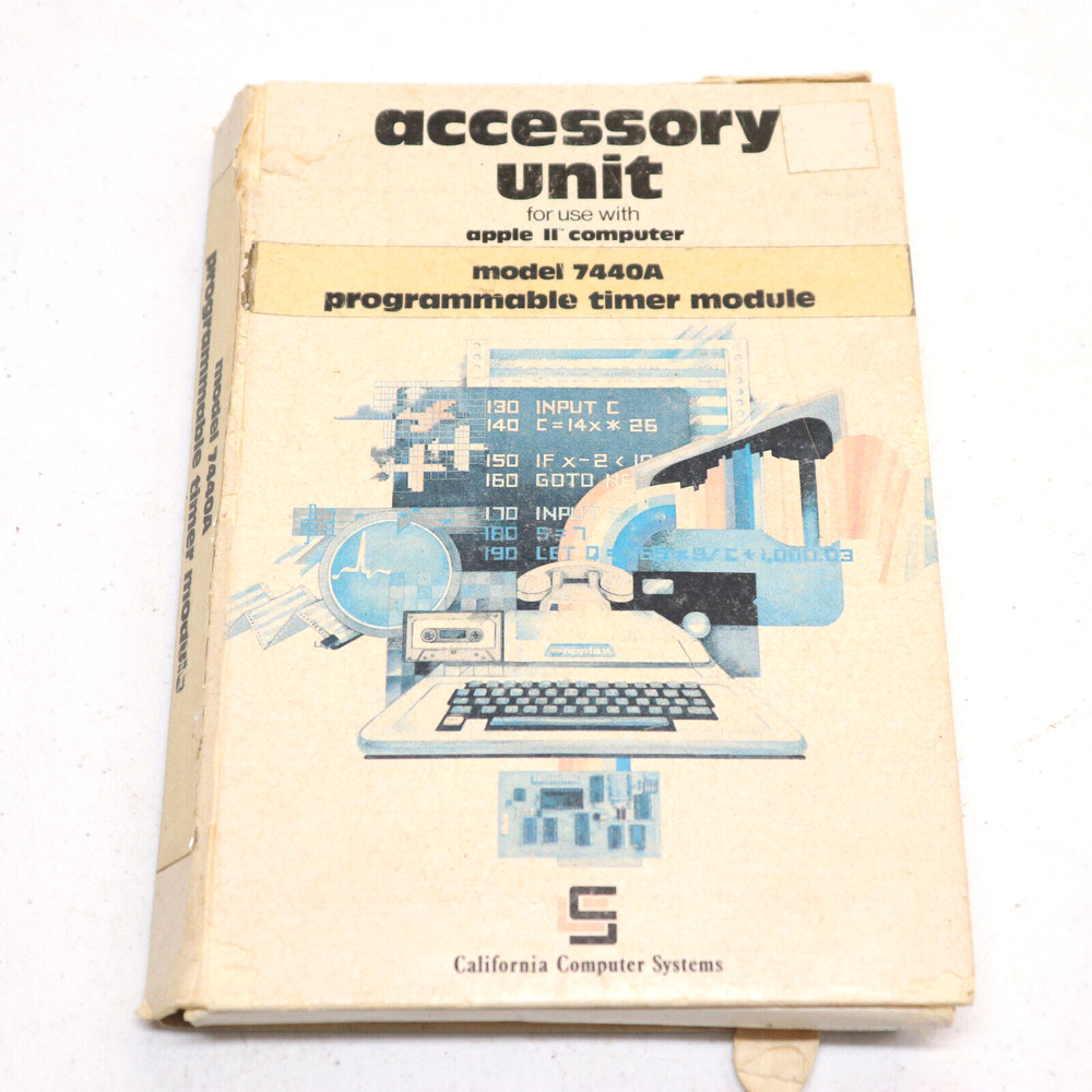 Apple II Programmable Timer Module Model 74404 - Box ONLY - Fast Shipping  in US