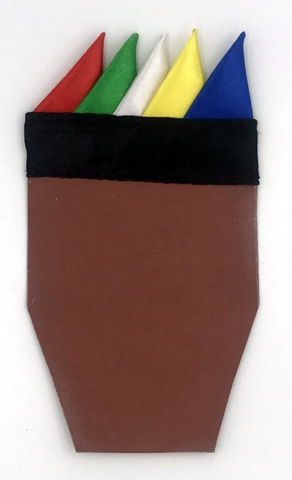 Eastern Star Pocket Square Insert (OES-PKSQ)