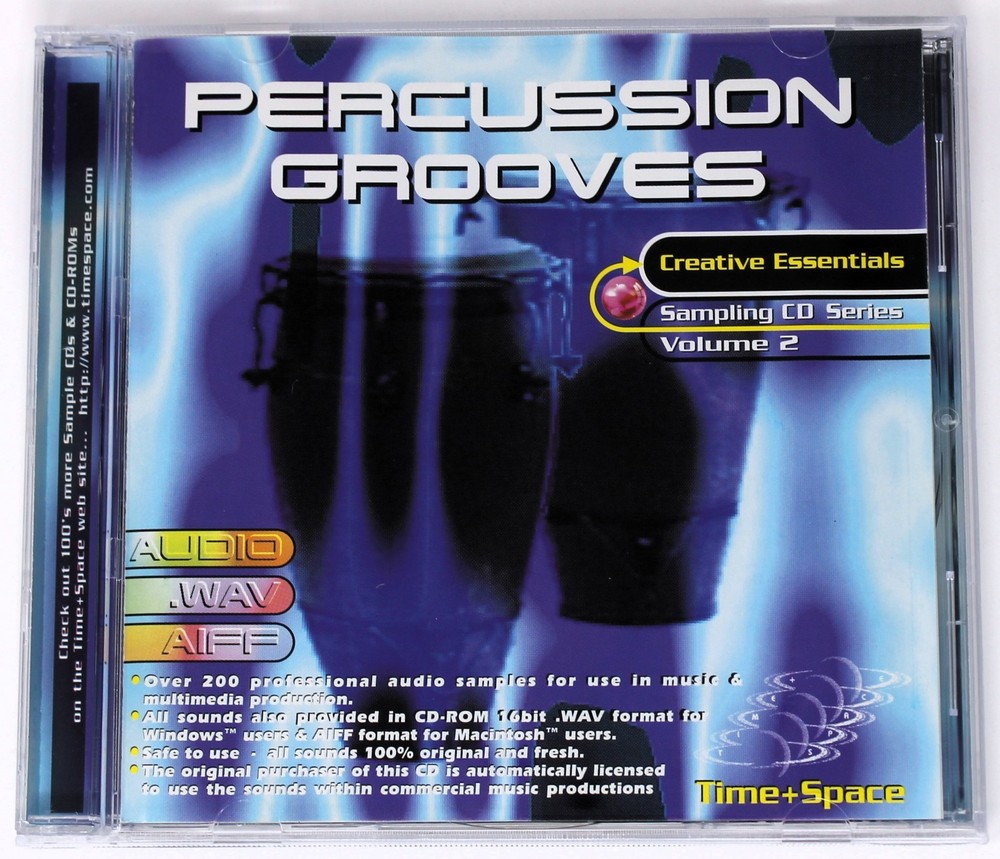 Zero-G Creative Essentials 2 Percussion Grooves Sample/Sound Library/Sampling CD