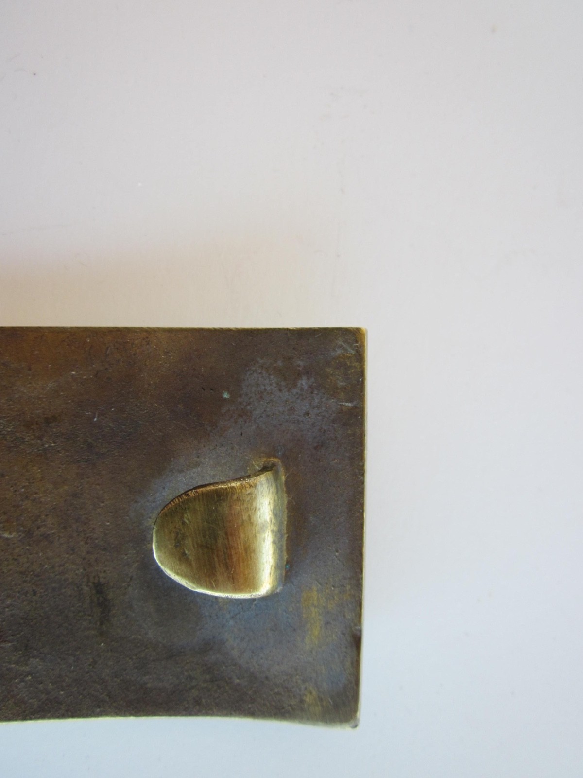 CIVIL WAR BELT PLATE VIRGINIA STATE CAVALRY - BENCH MARKED Reproduction