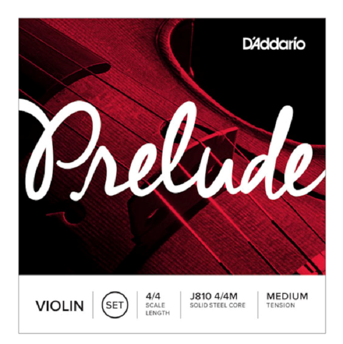 DAddario Prelude Violin Strings Set J810 4/4 M Medium