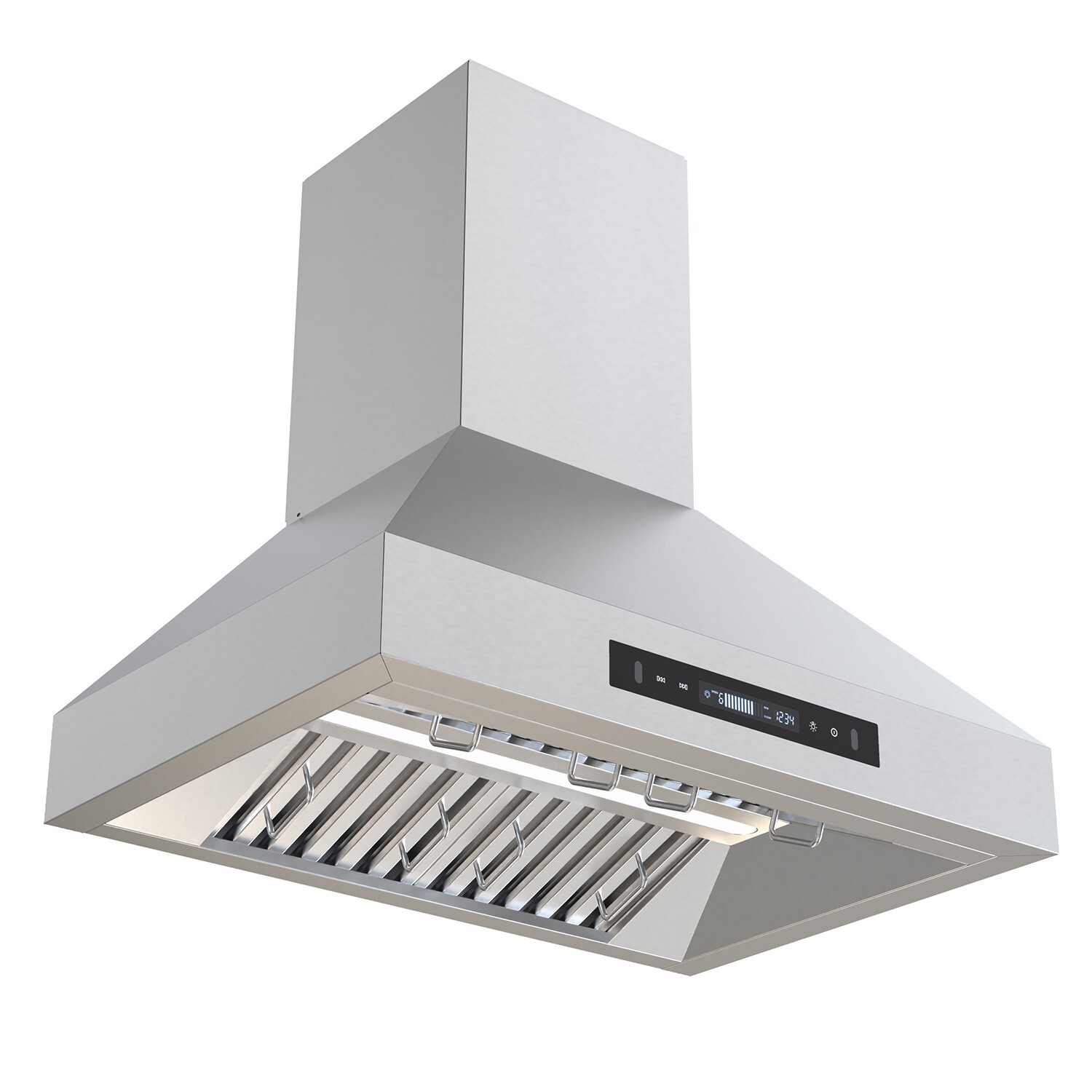 30inch Wall Mount Kitchen Range Hood Stainless Steel 900CFM 9Speed Touch Control