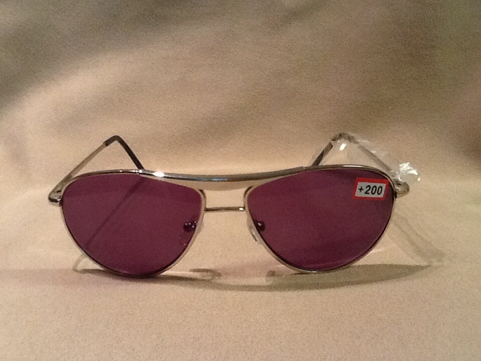 200  power full lens sun reader, SILVER