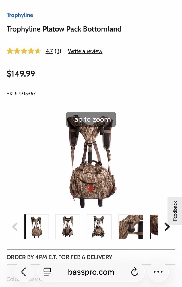 Throphyline Platow Pack Bottomland Camo