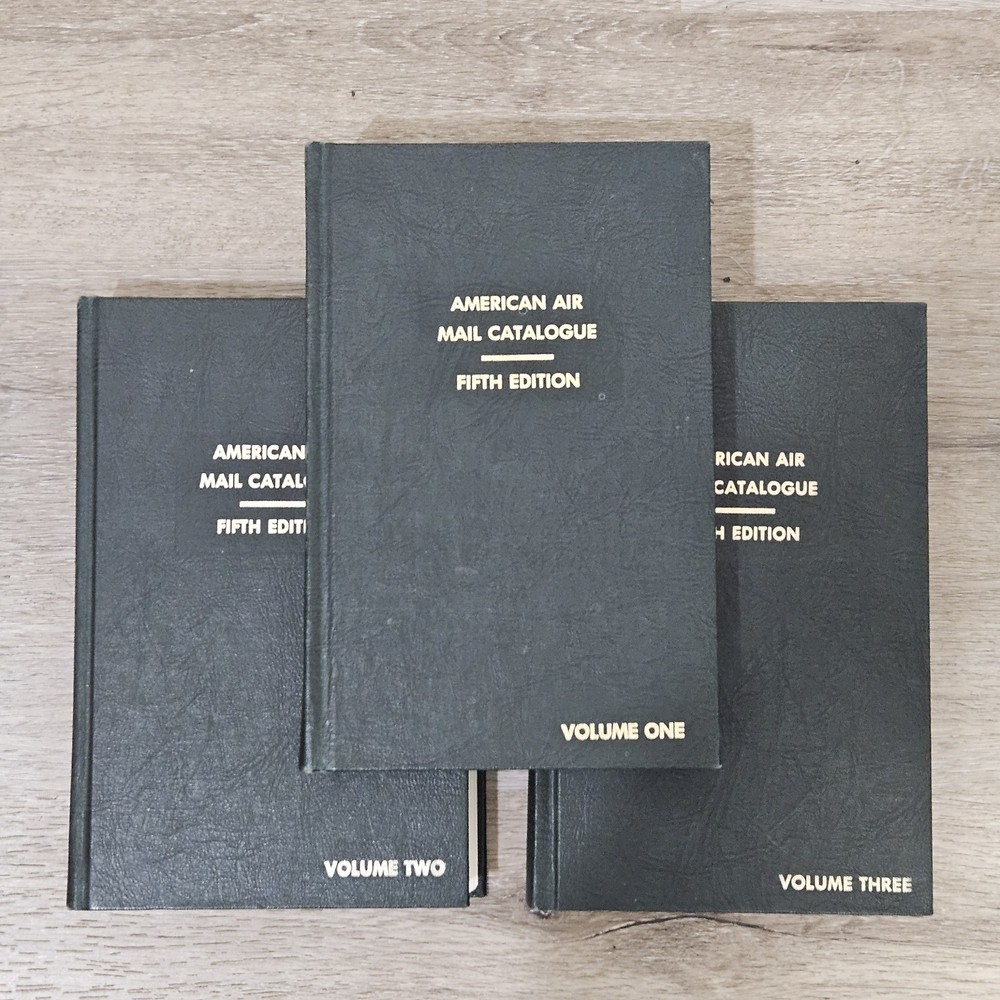 American Air Mail Catalogue 5th Edition Volumes 1, 2, 3
