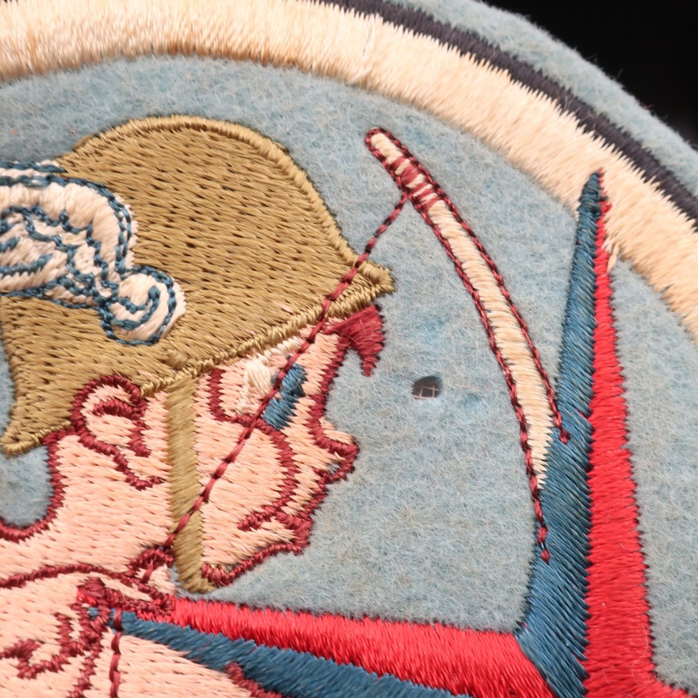 WW2 US Army AIR CORPS 13TH Ferry Squadron ORIGINAL 5" Edge Cut Wool Jacket Patch