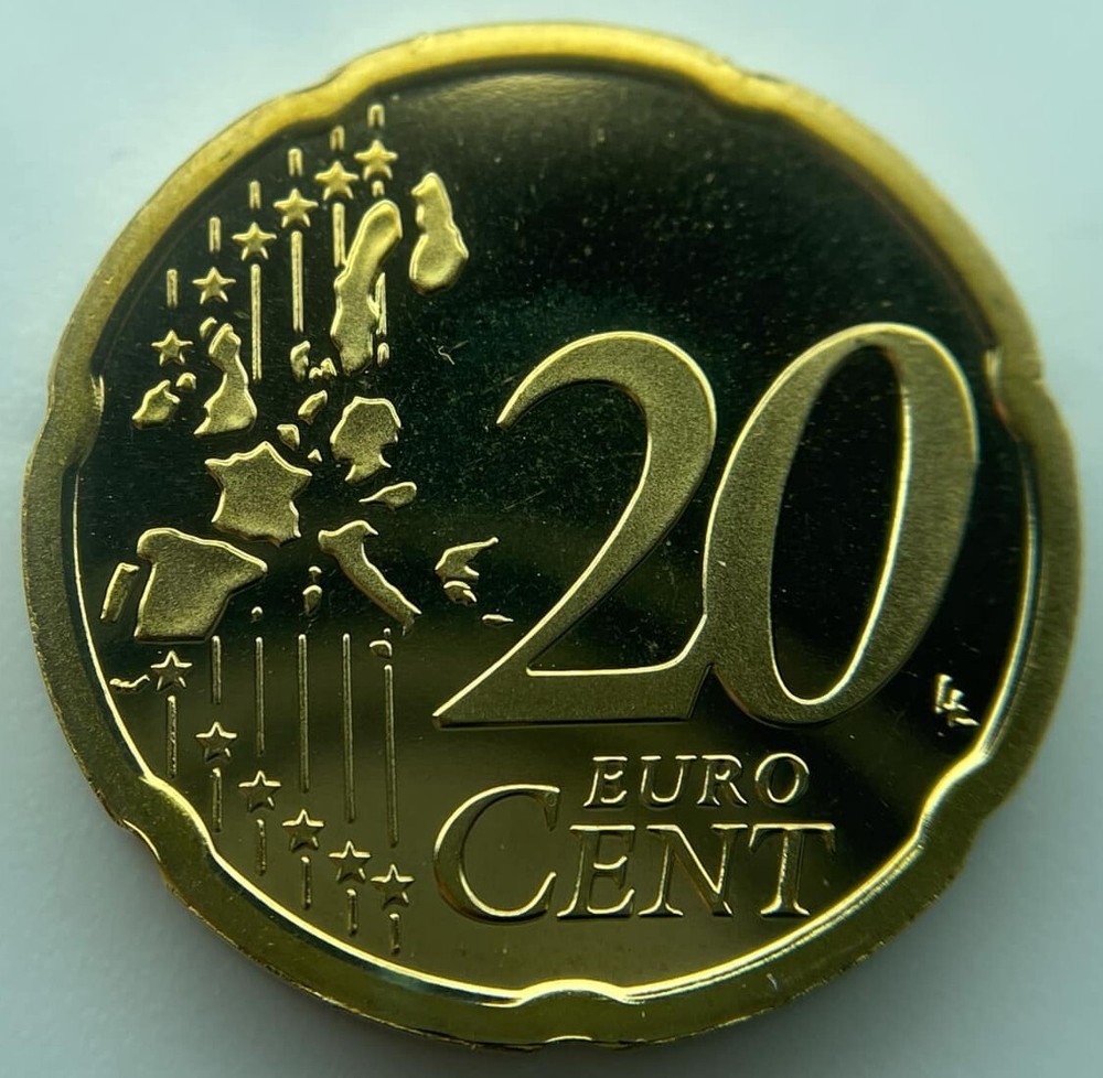 Austria 20 euro cent 2002 PROOF