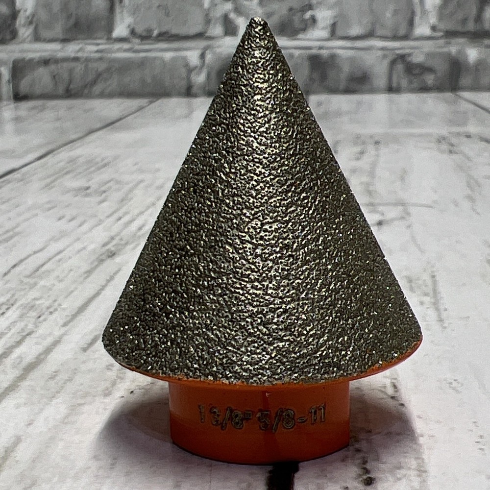 Diamond Beveling Chamfer Bits 2in Countersink Drill  For Angle-Grinder 5/8in-11