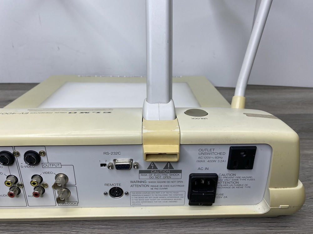Elmo EV-400AF Visual Presenter Auto-Focus Camera Overhead Projector MWK5 *READ*
