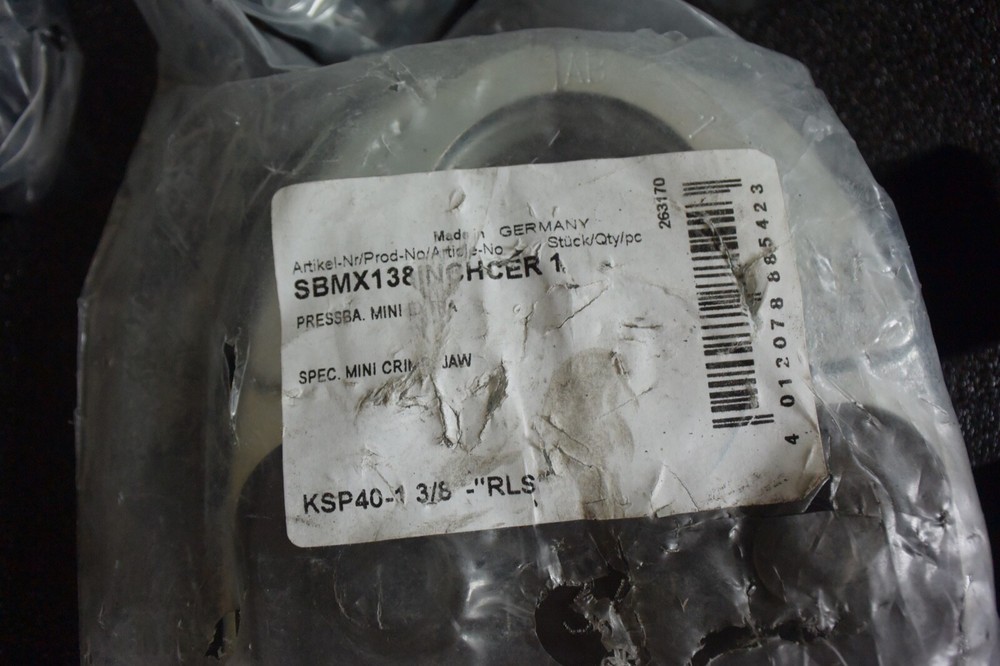 RLS Refrigerant Press Jaws 8 Jaws NEVER USED