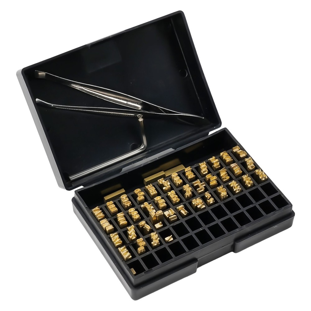 Word Grain Coding Machine Letter 120 Pcs/set Copper Character Hot Stamping