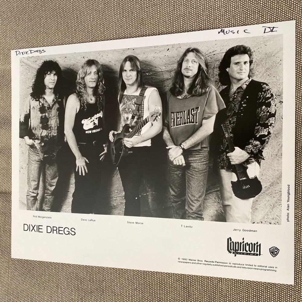 Dixie Dregs Press Photo 8x10”. See Description.