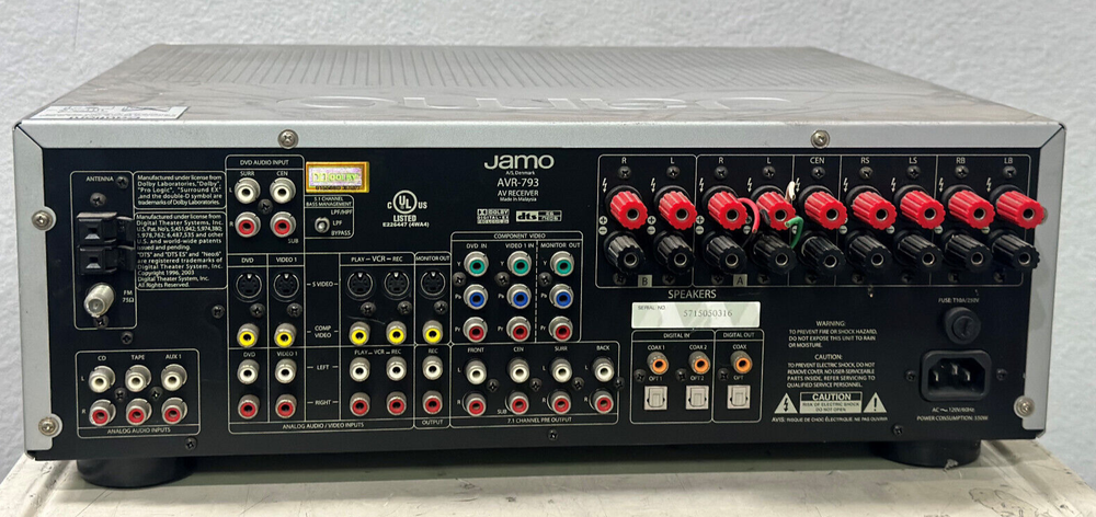 Jamo AVR-793 AV Receiver