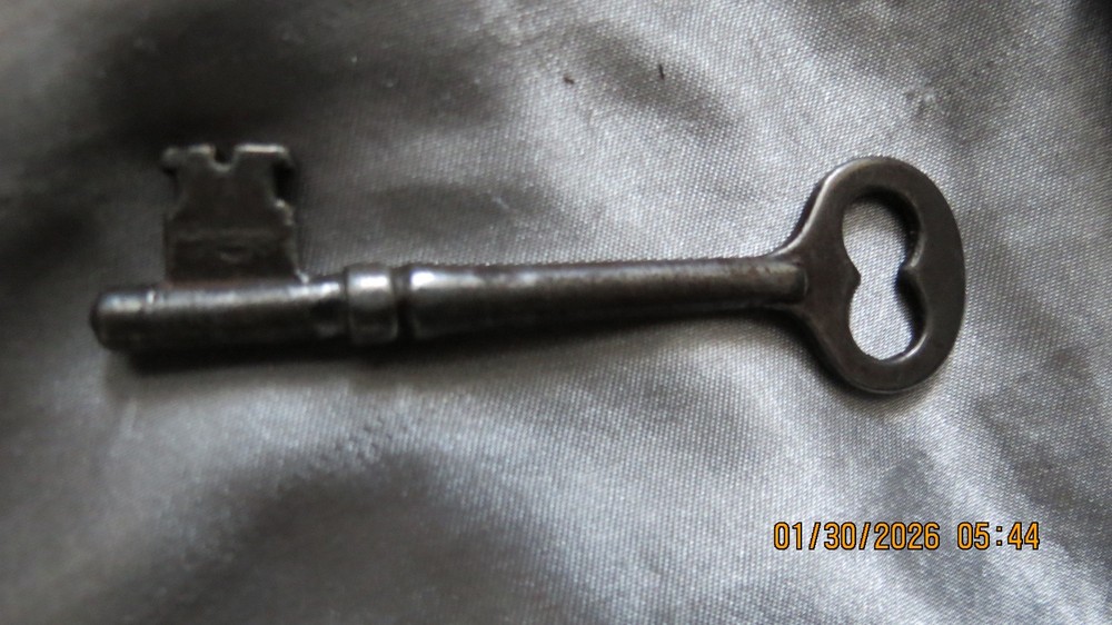 Antique Chrome Art Deco Mortise Lock Set