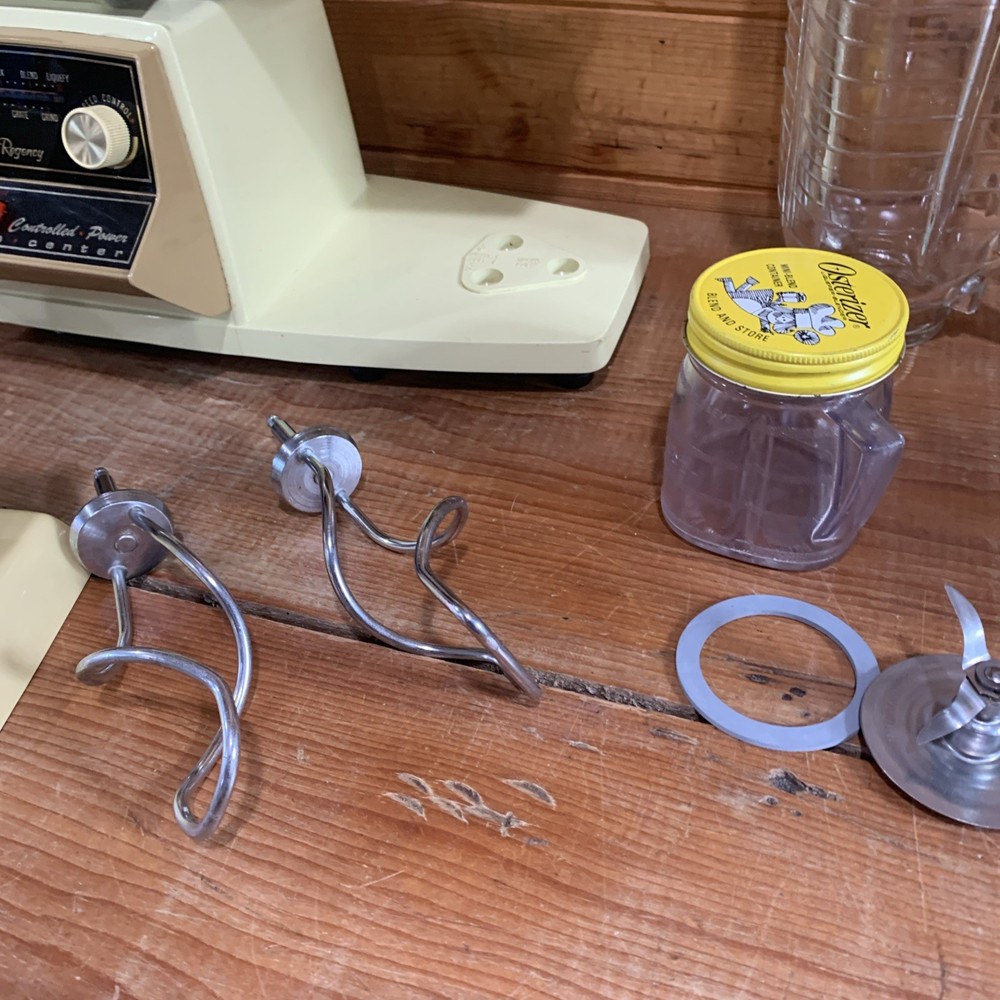 Vintage OSTER Regency Kitchen Center with Attachments