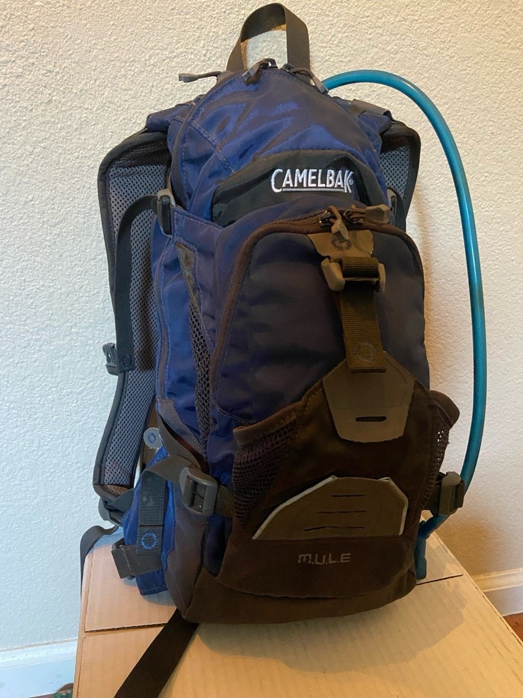 Camelbak Mule Hydration Backpack Black Blue with 2L Bladder