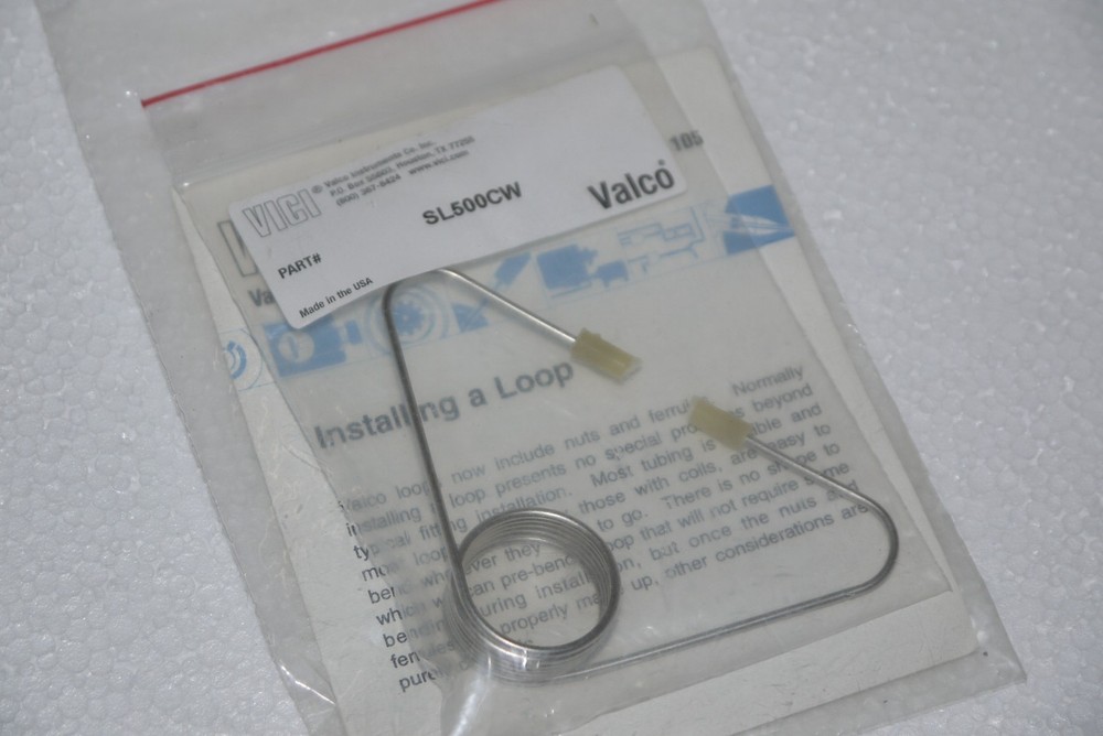 VICI Valco SL500CW Sample Loop 500 µl W Type Valve 1/16" New