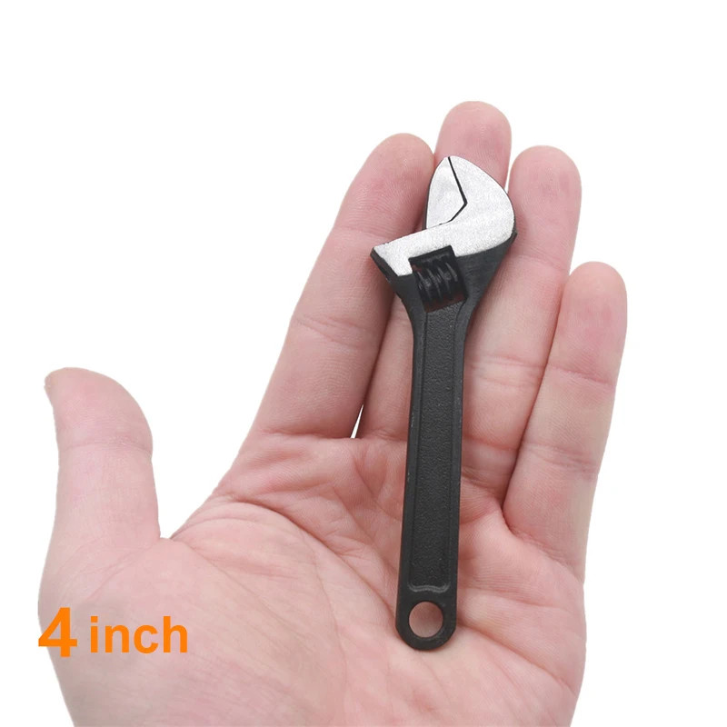 Mini 2.5/4 Inch Adjustable Spanner Open-End Wrench Tools Small Wrench