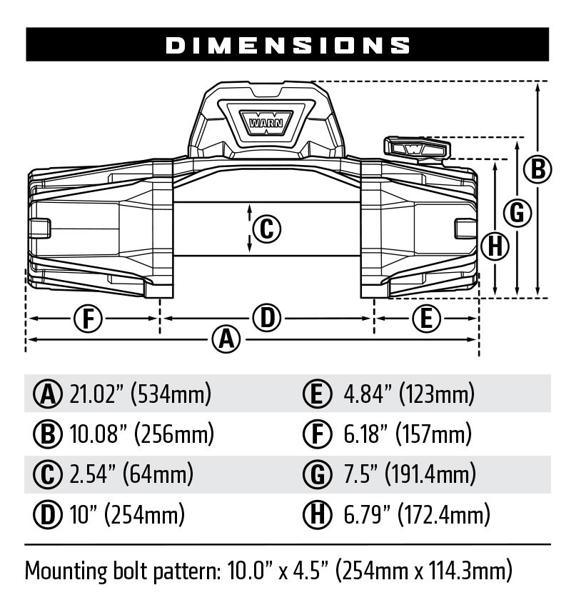 Warn 103253 VR EVO 10-S WINCHES