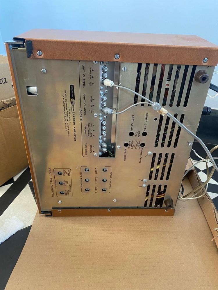 WORKING Heathkit Daystrom AA-100 TUBE AMPLIFIER