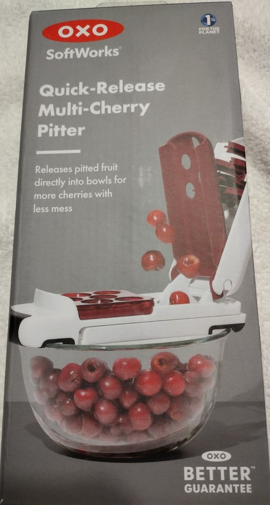 OXO SoftWorks Quick-Release Multi-Cherry Pitter *NEW*