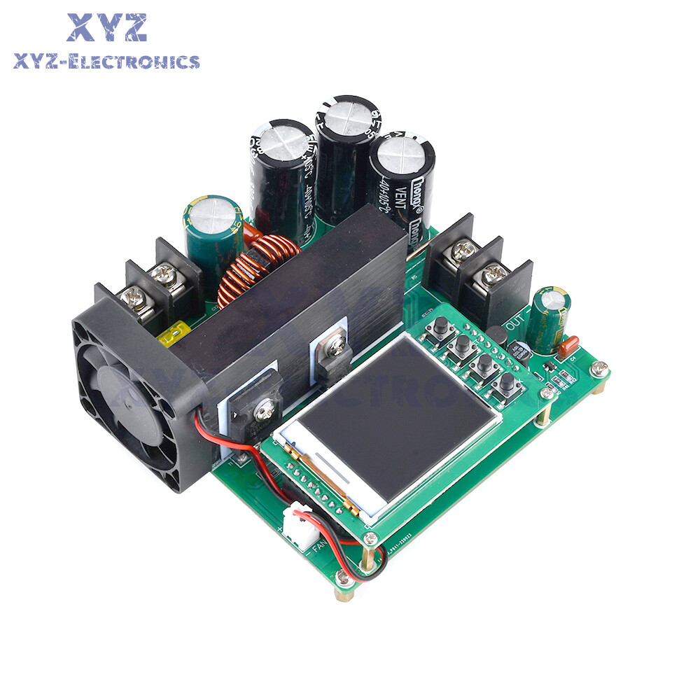 DC9V~60V 900W 15A CNC Constant Current Voltage DC Boost Module LCD Display