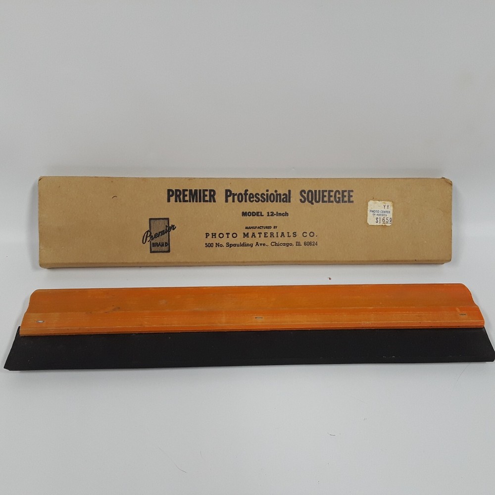 Vintage Premier Professional Squeegee Model-12 Inch Pre-owned