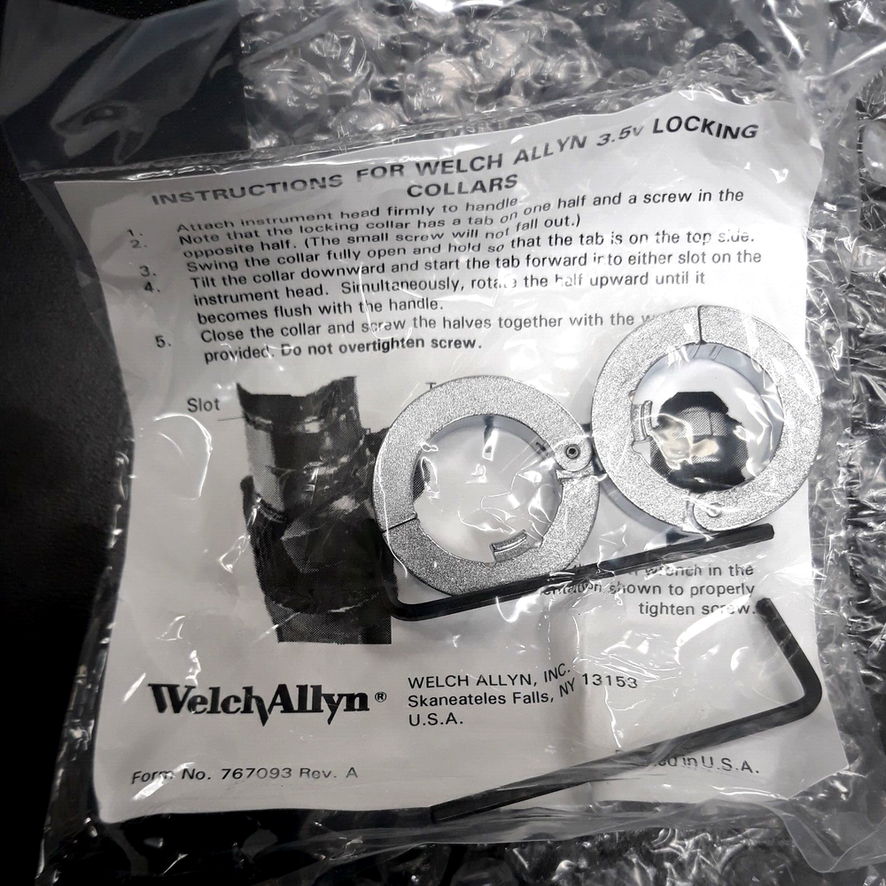 Welch Allyn 76700 3.5v Locking Collar Assy for Wall Mount scopes (E3)